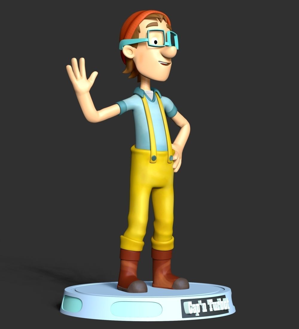 Captain Turbot -  PAW Patrol 3D print model_16