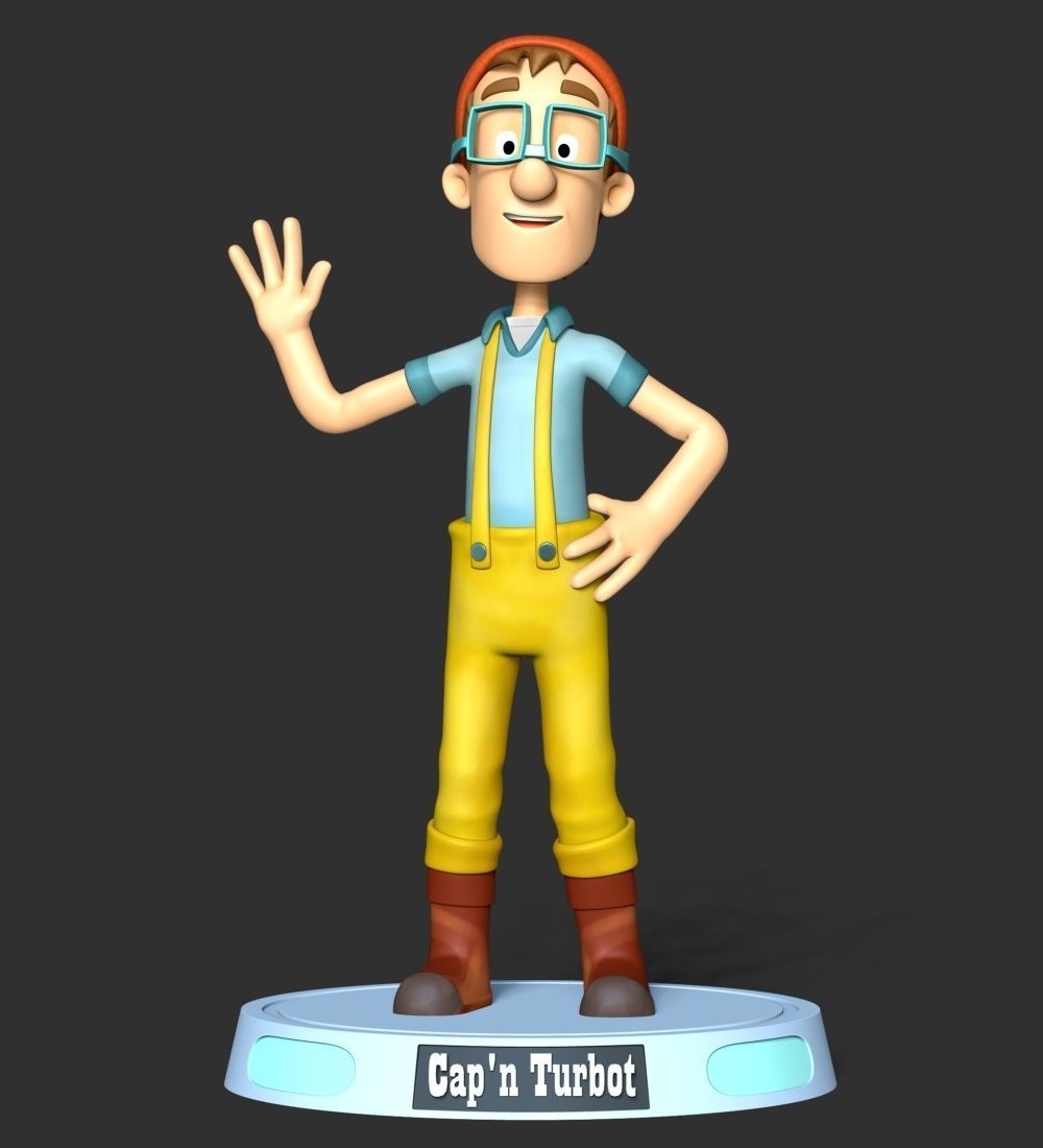 Captain Turbot -  PAW Patrol 3D print model_14