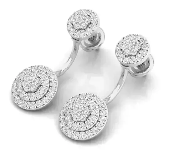 AV 301 Diamond Stud Earring Jackets