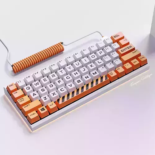 Gaming Keyboard Mid Poly