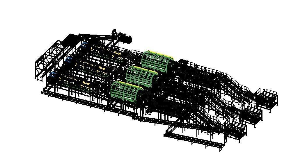 Sorting Plants for Municipal Solid Waste 3D model_12