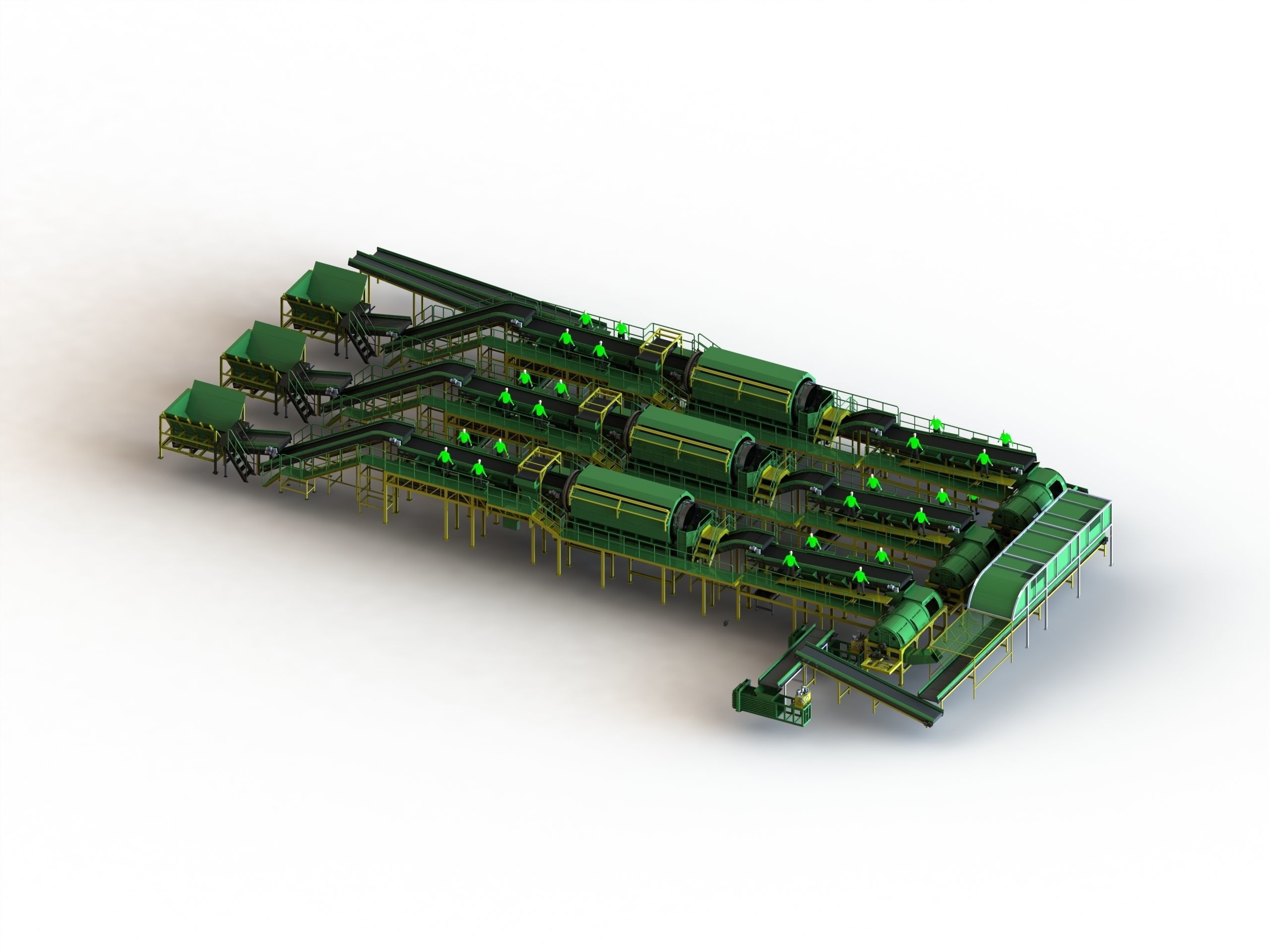 Sorting Plants for Municipal Solid Waste 3D model_4