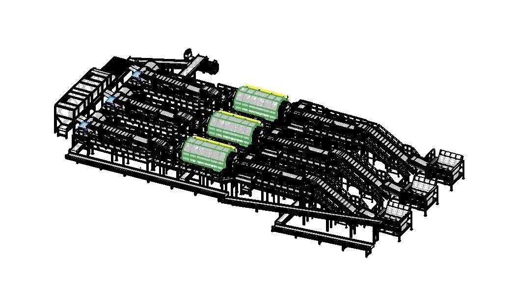 Sorting Plants for Municipal Solid Waste 3D model_13