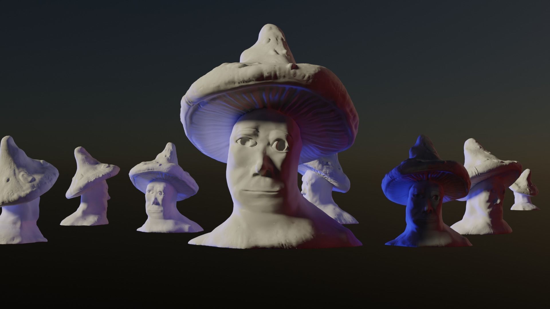 Shroomjak mushroom 3D print model_3