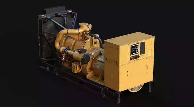 Generator optimized - Game ready- AR VR realtime PBR textures  Low-poly 3D model