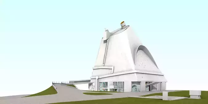 Saint-Pierre Firminy - Le Corbusier 3D model