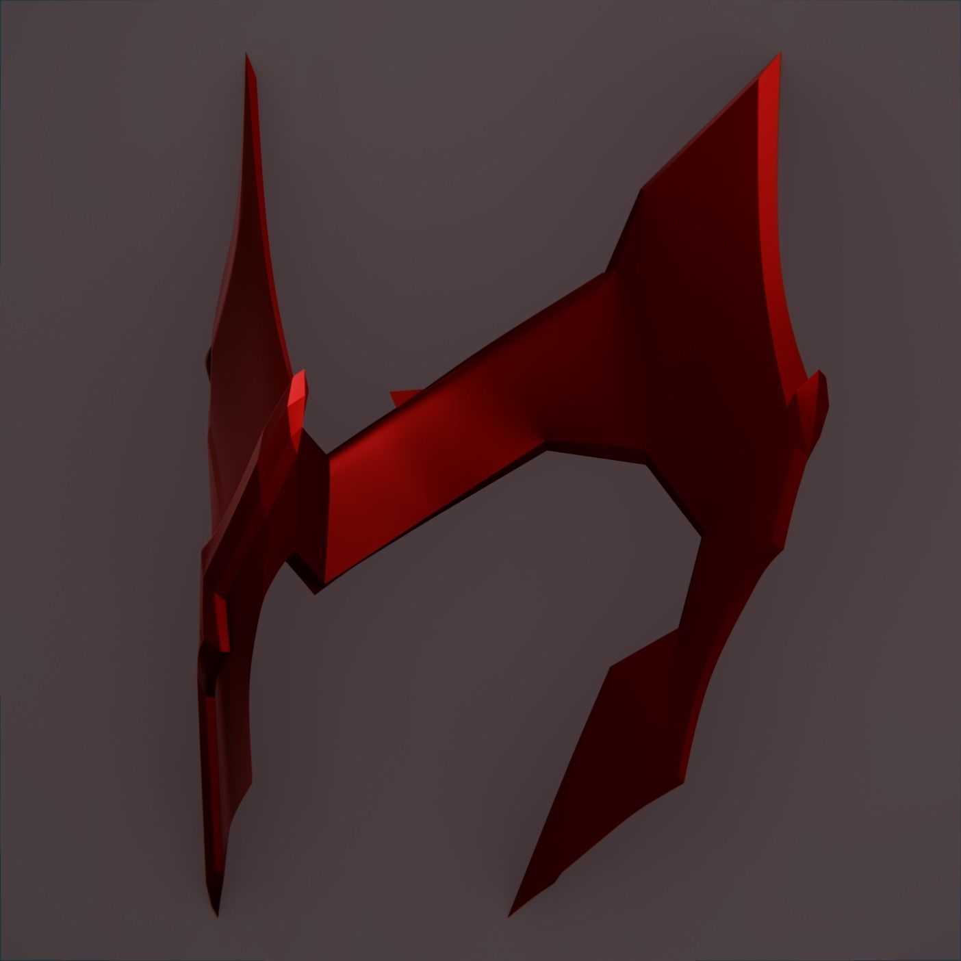 SCARLET WITCH INSPIRED CROWN TIARA 3D print model_4