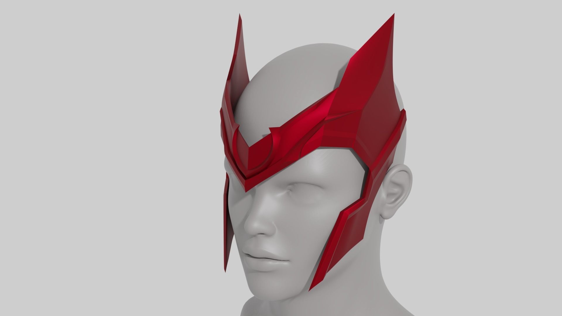 SCARLET WITCH INSPIRED CROWN TIARA 3D print model_1