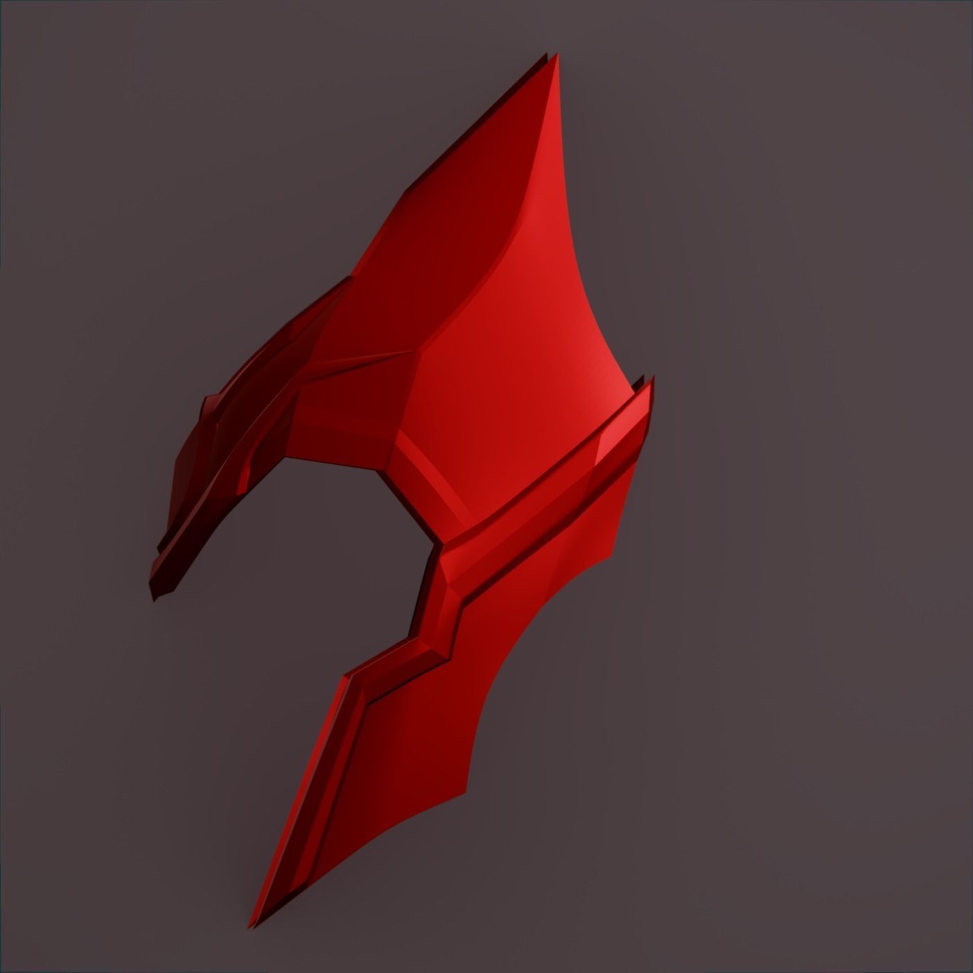 SCARLET WITCH INSPIRED CROWN TIARA 3D print model_3
