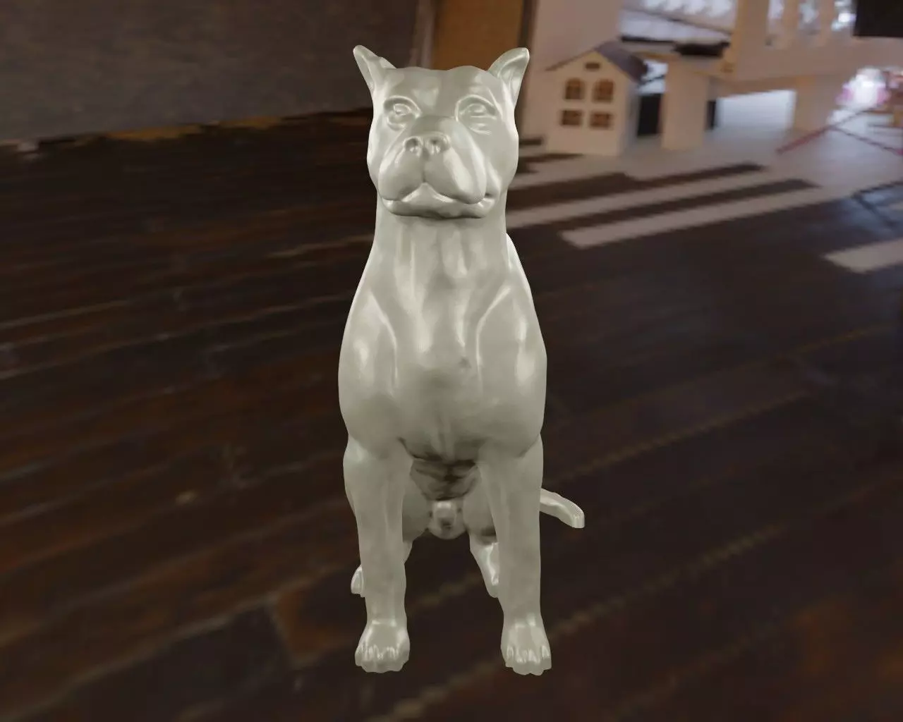 AMERICAN STAFFORDSHIRE TERRIER 3D print model