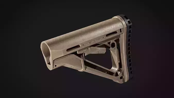 Magpul CTR FDE Buttstock 3D model | CGTrader