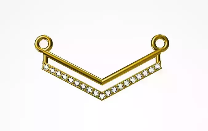 simple elegant mangalsutra pendant