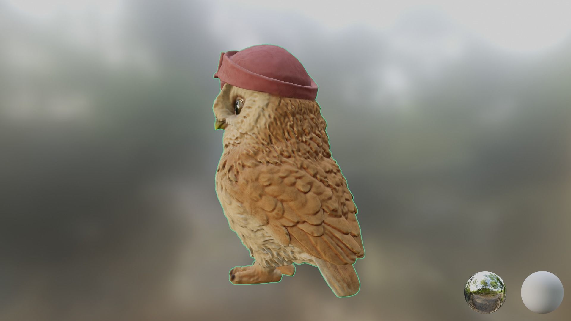 CapOwl 02 3D model_1