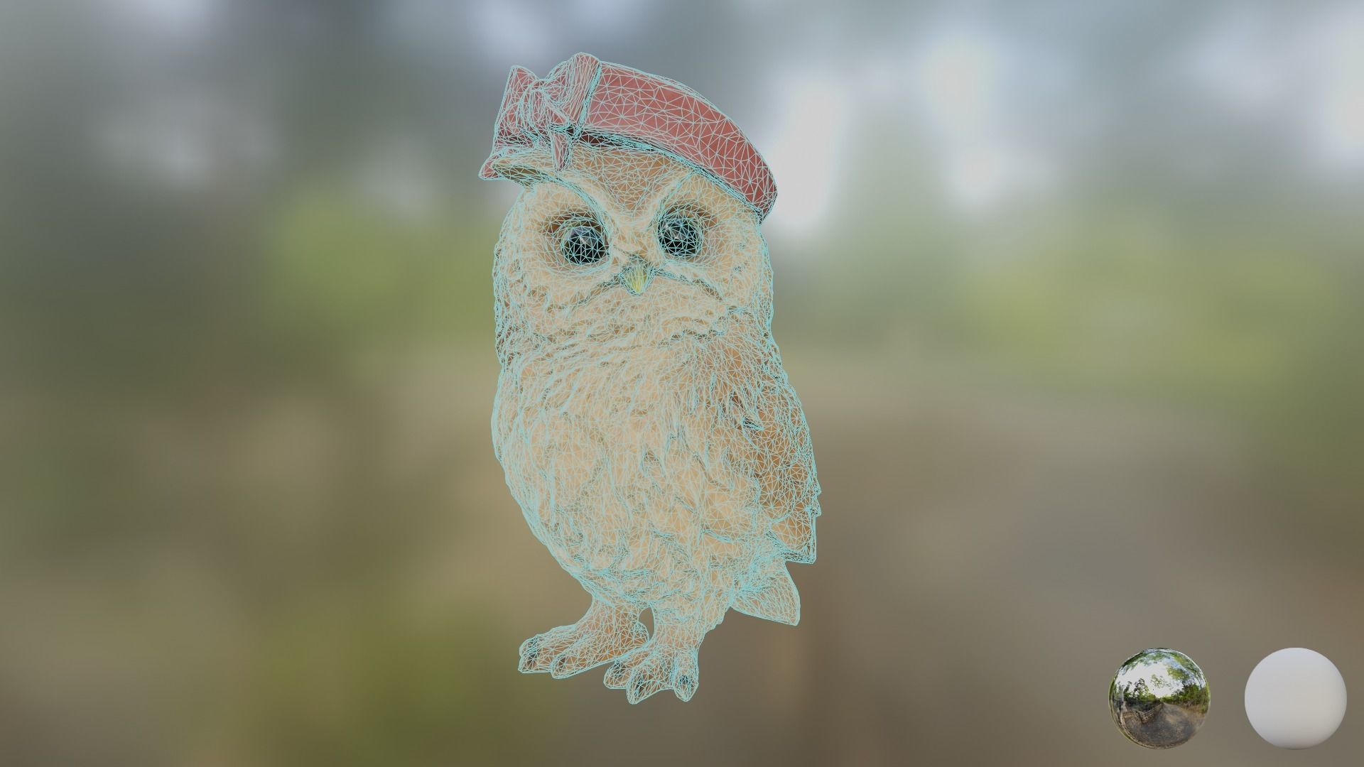 CapOwl 02 3D model_7