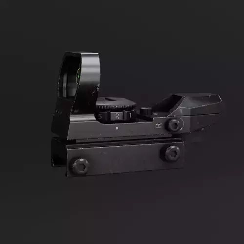 RedDot Sight Free low-poly 3D model