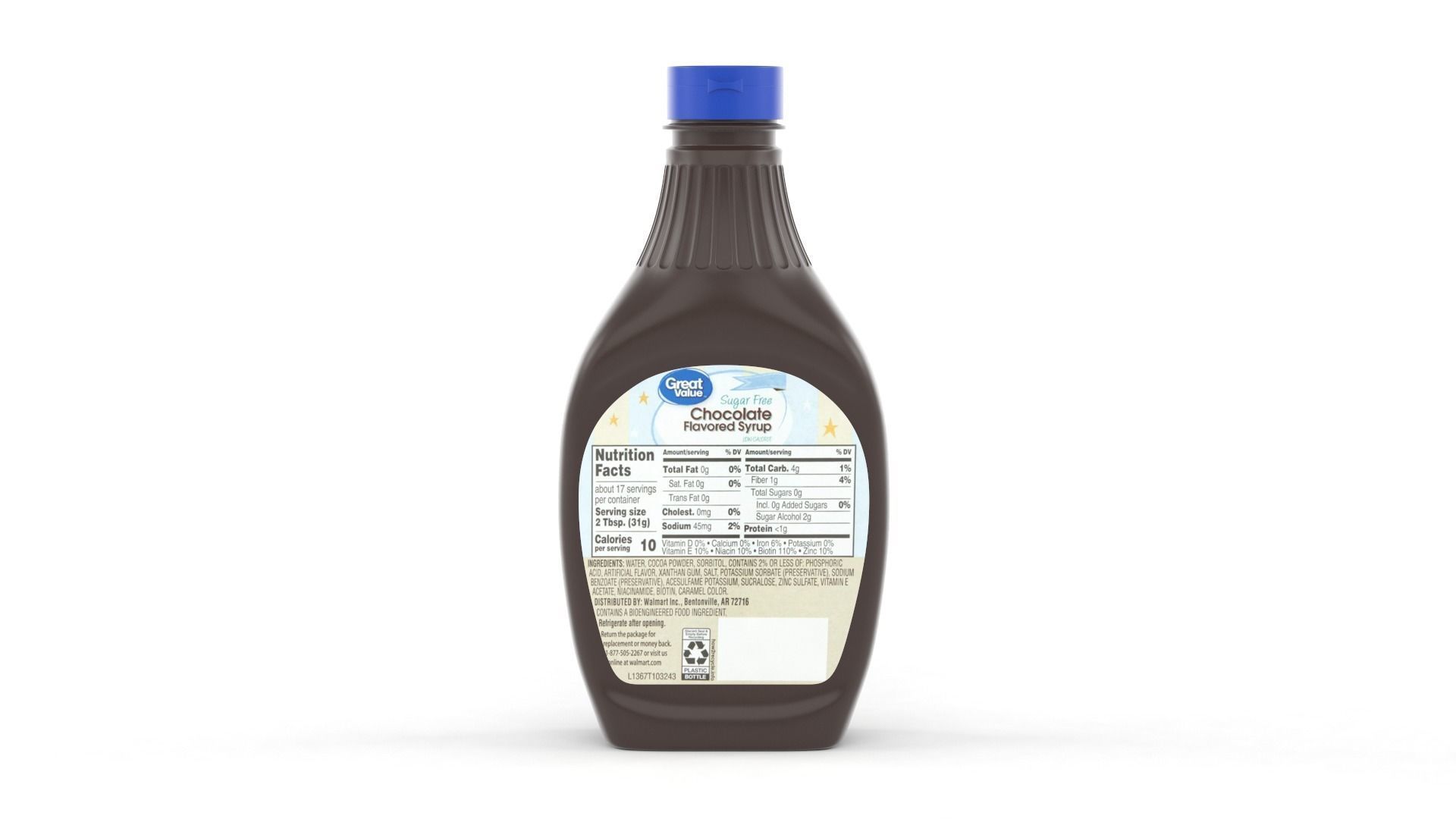 Chocolate Flavored Syrup 3D model_2