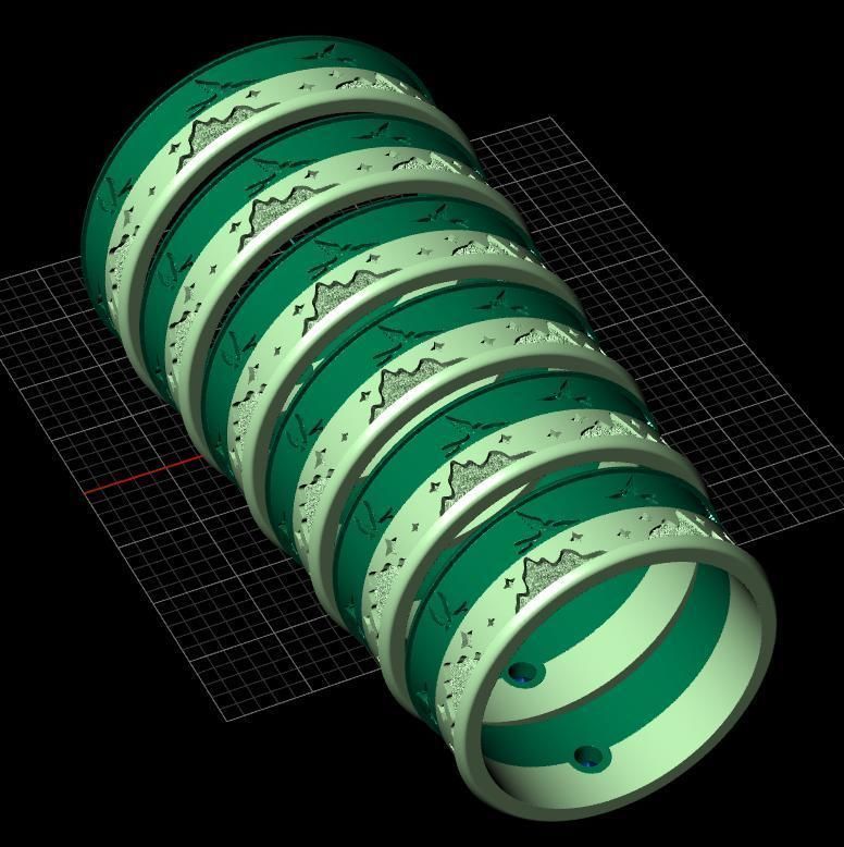 the rings of day and night 3D print model_13
