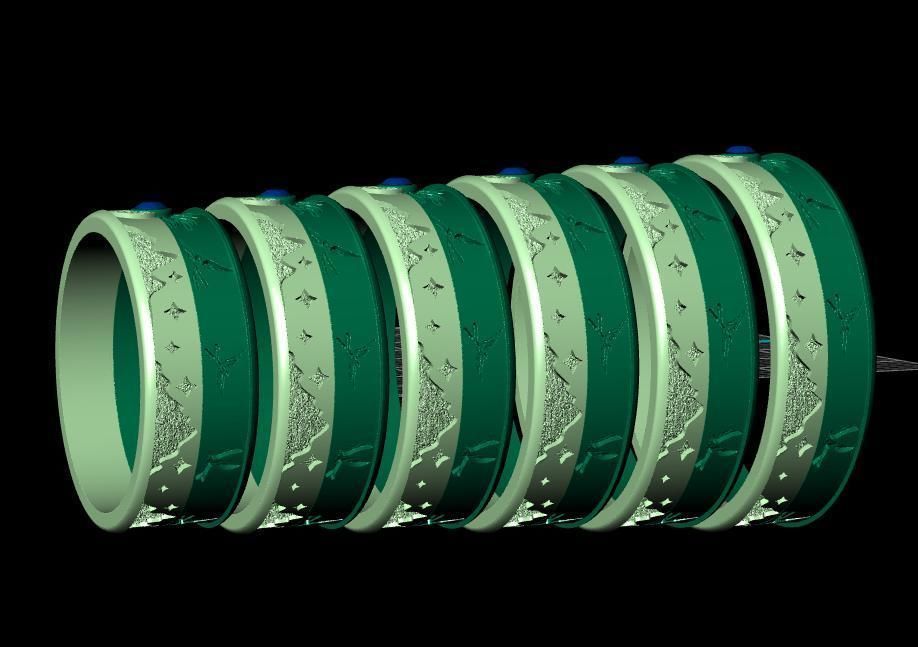 the rings of day and night 3D print model_14