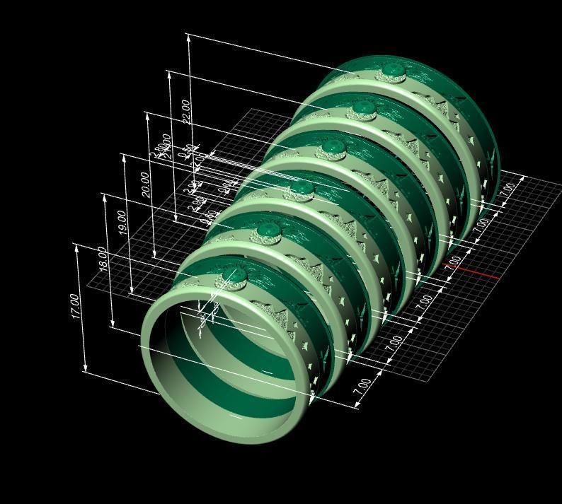 the rings of day and night 3D print model_16