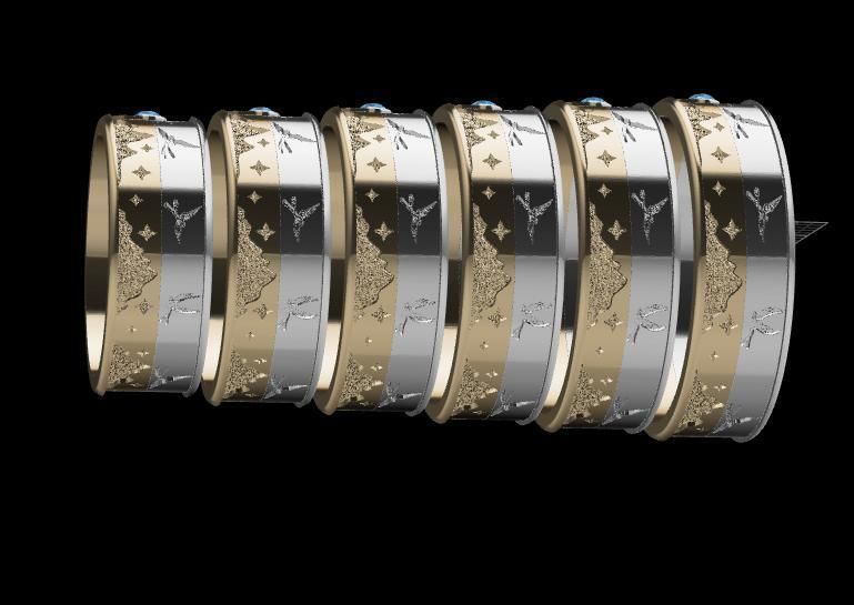 the rings of day and night 3D print model_6