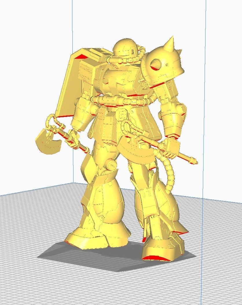 ZAKU 2 robot 3D print model_14