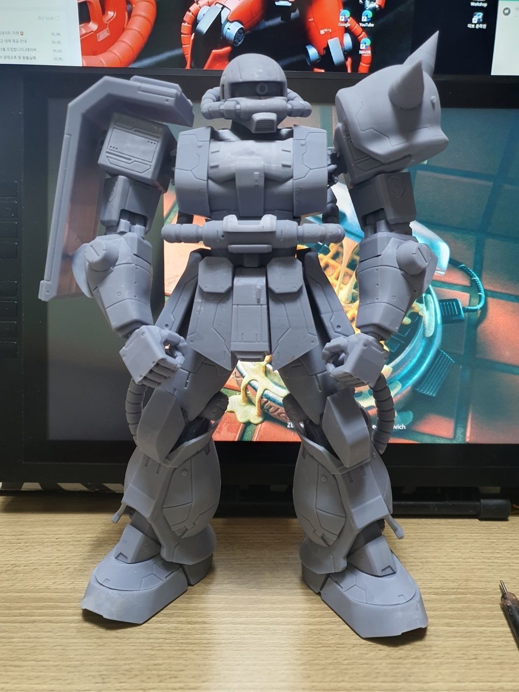 ZAKU 2 robot 3D print model_10
