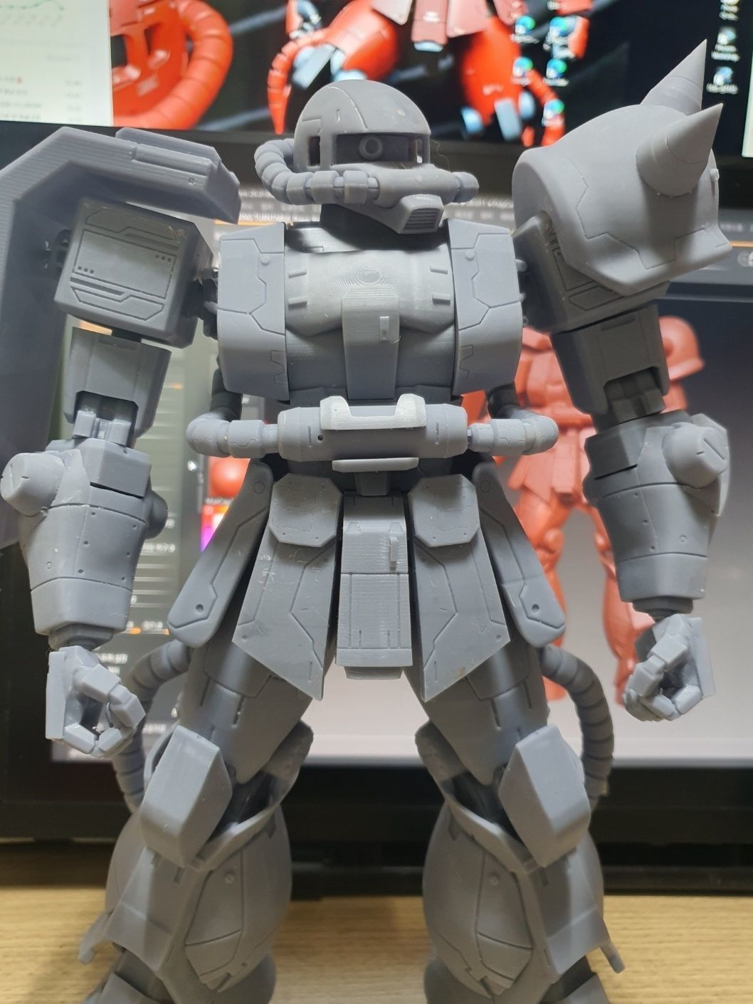 ZAKU 2 robot 3D print model_5