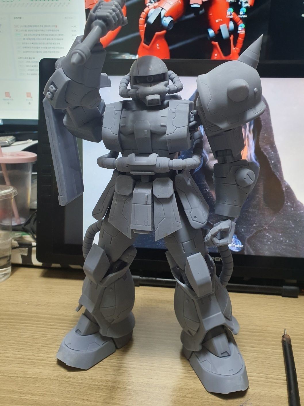 ZAKU 2 robot 3D print model_7