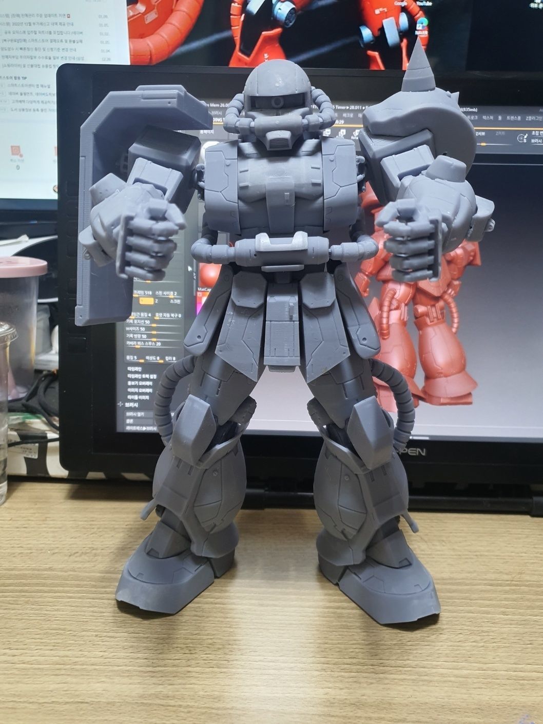 ZAKU 2 robot 3D print model_4