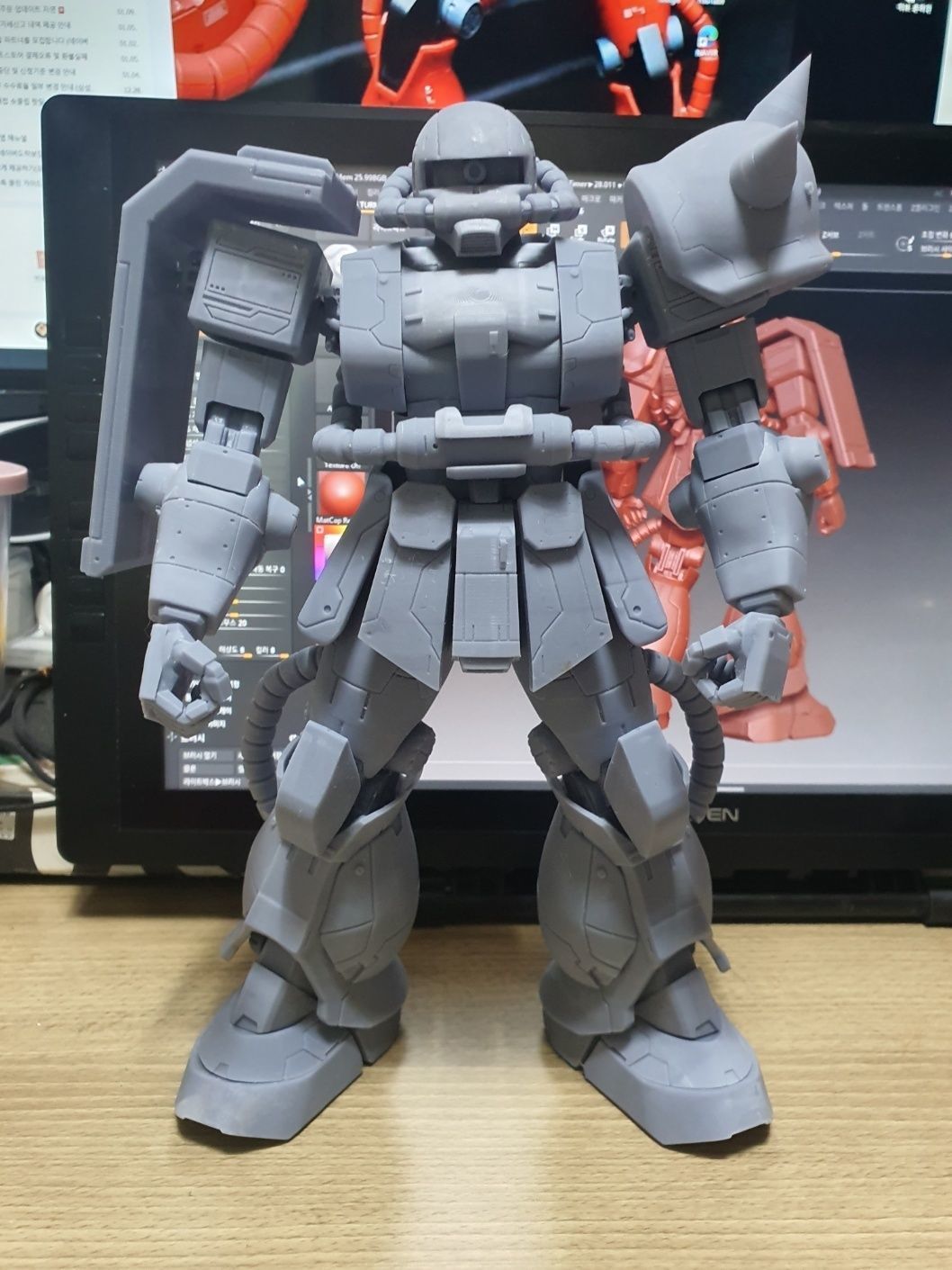 ZAKU 2 robot 3D print model_1