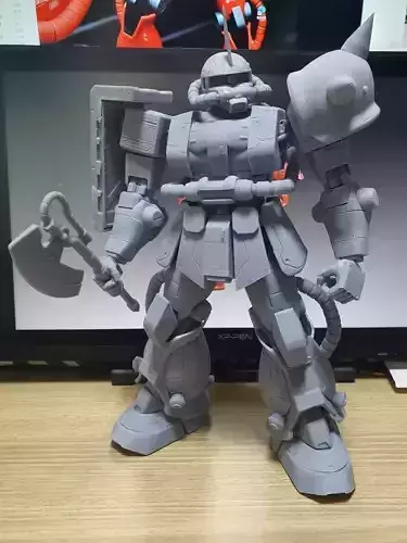 ZAKU 2 MS-06S 3D print model