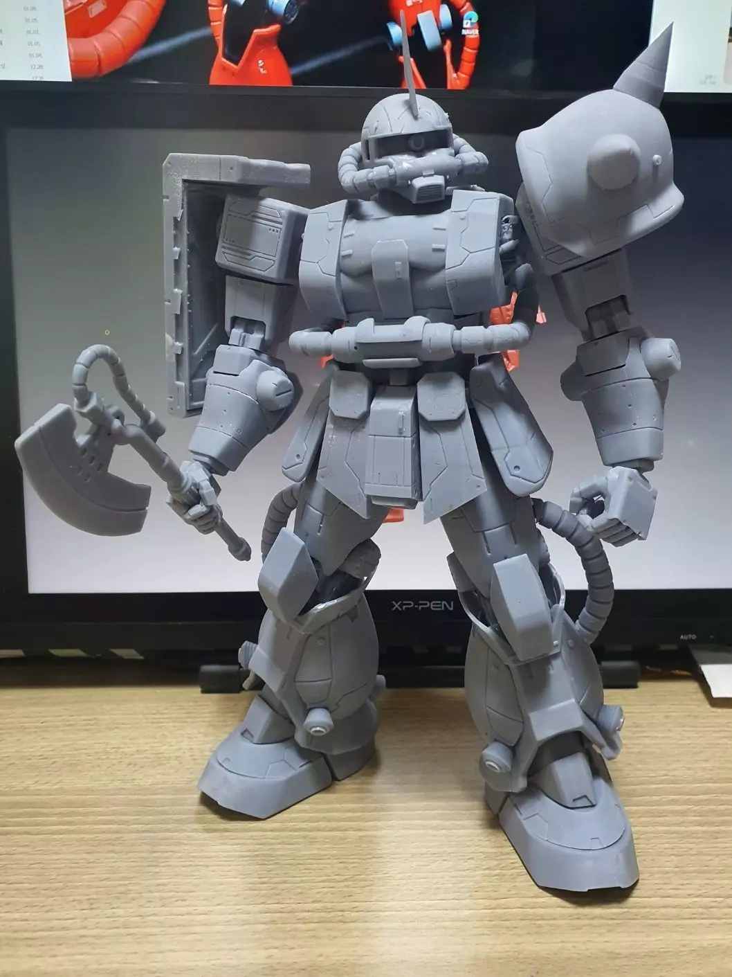 ZAKU 2 MS-06S 3D print model_0