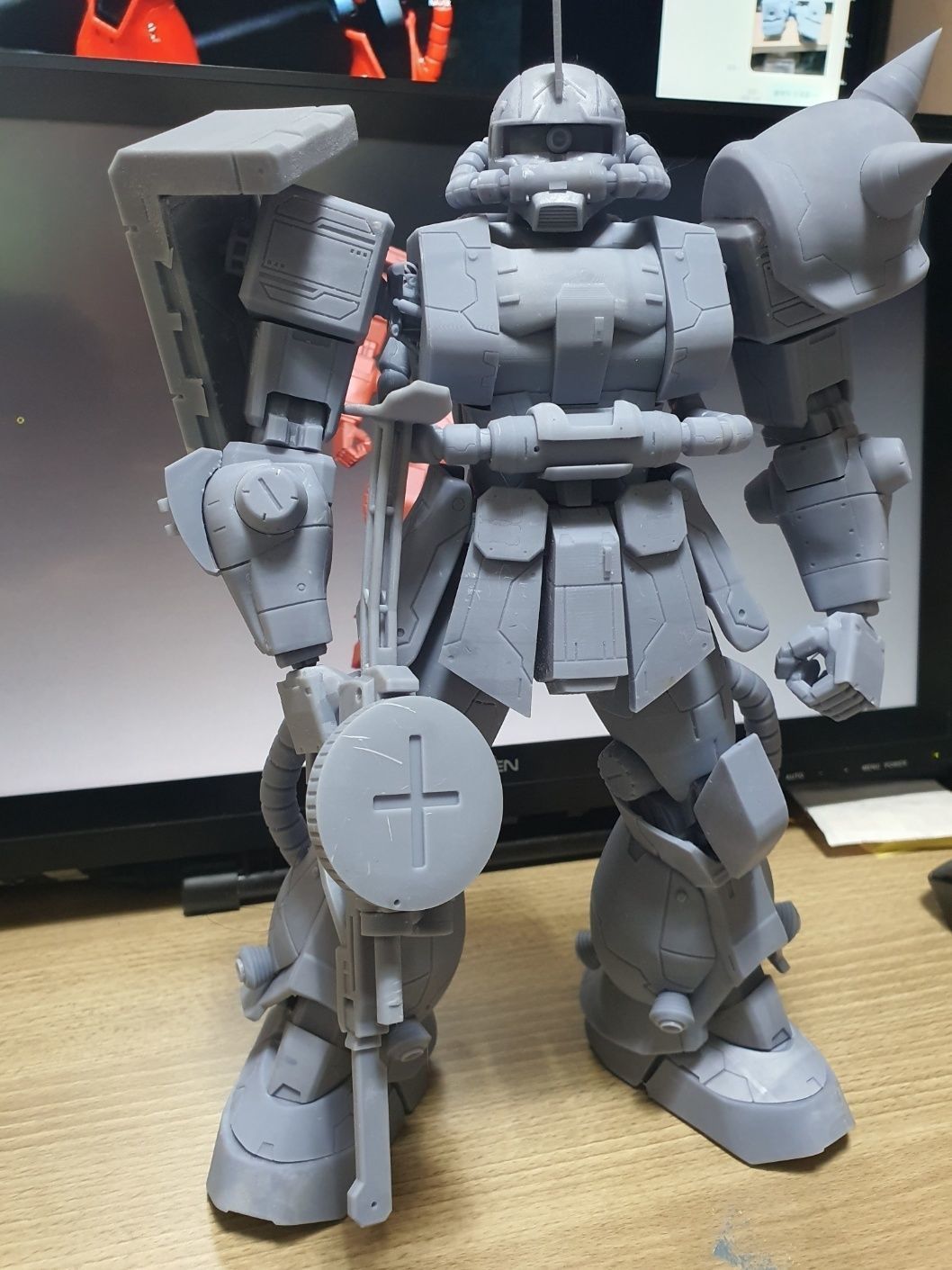 ZAKU 2 MS-06S 3D print model_11