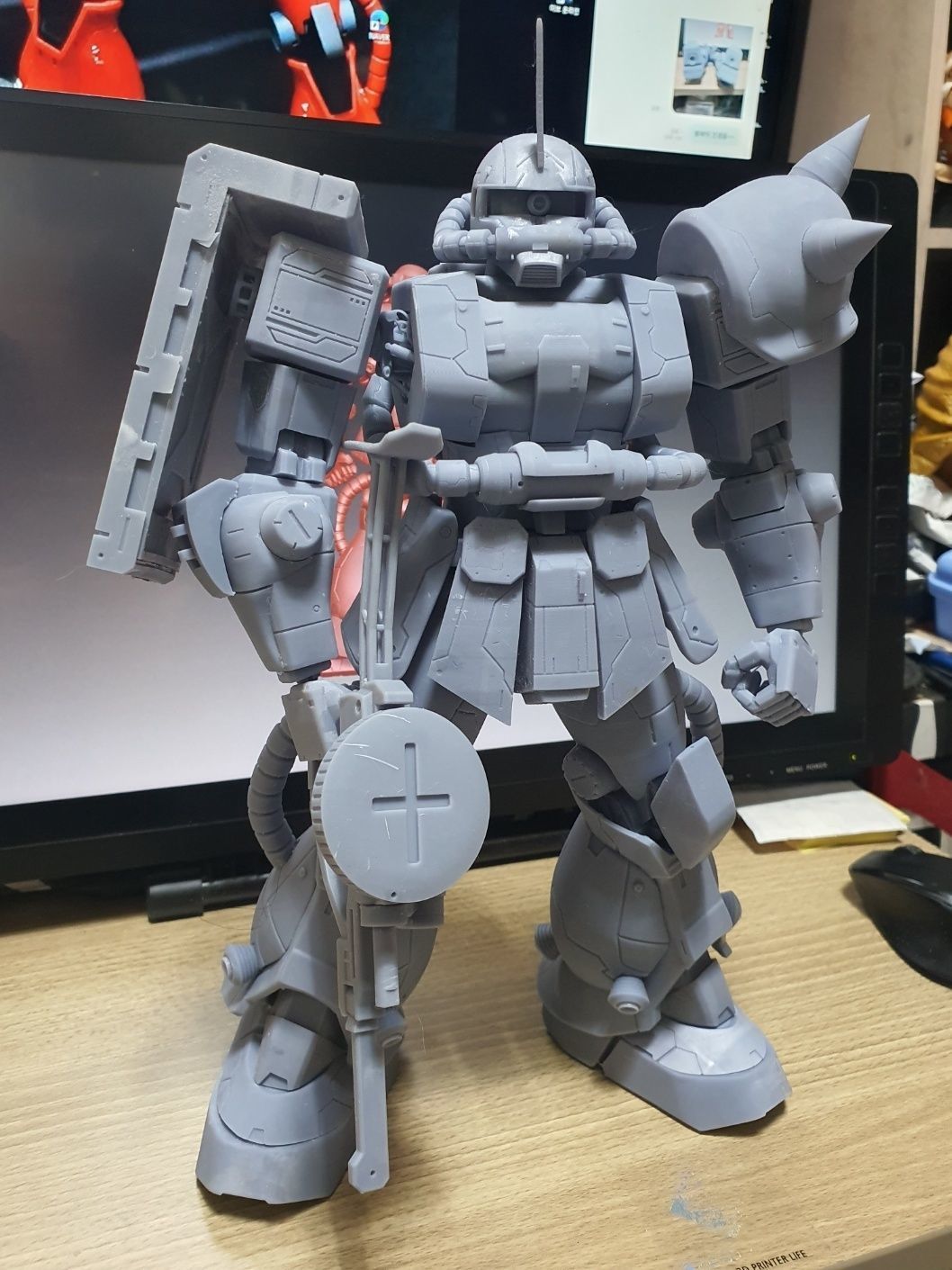 ZAKU 2 MS-06S 3D print model_12