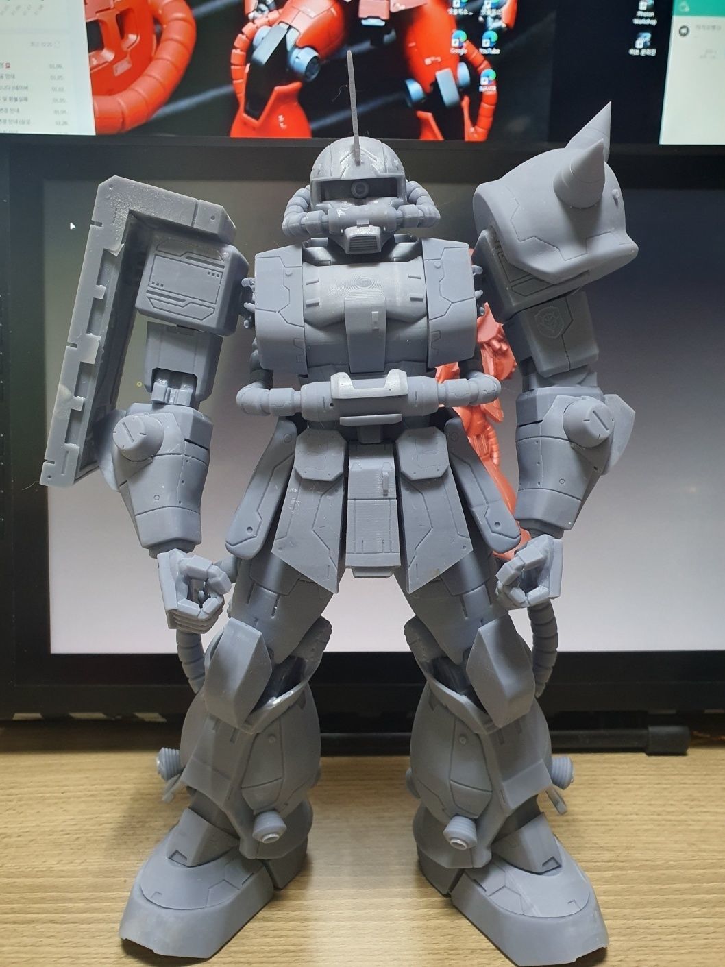 ZAKU 2 MS-06S 3D print model_2
