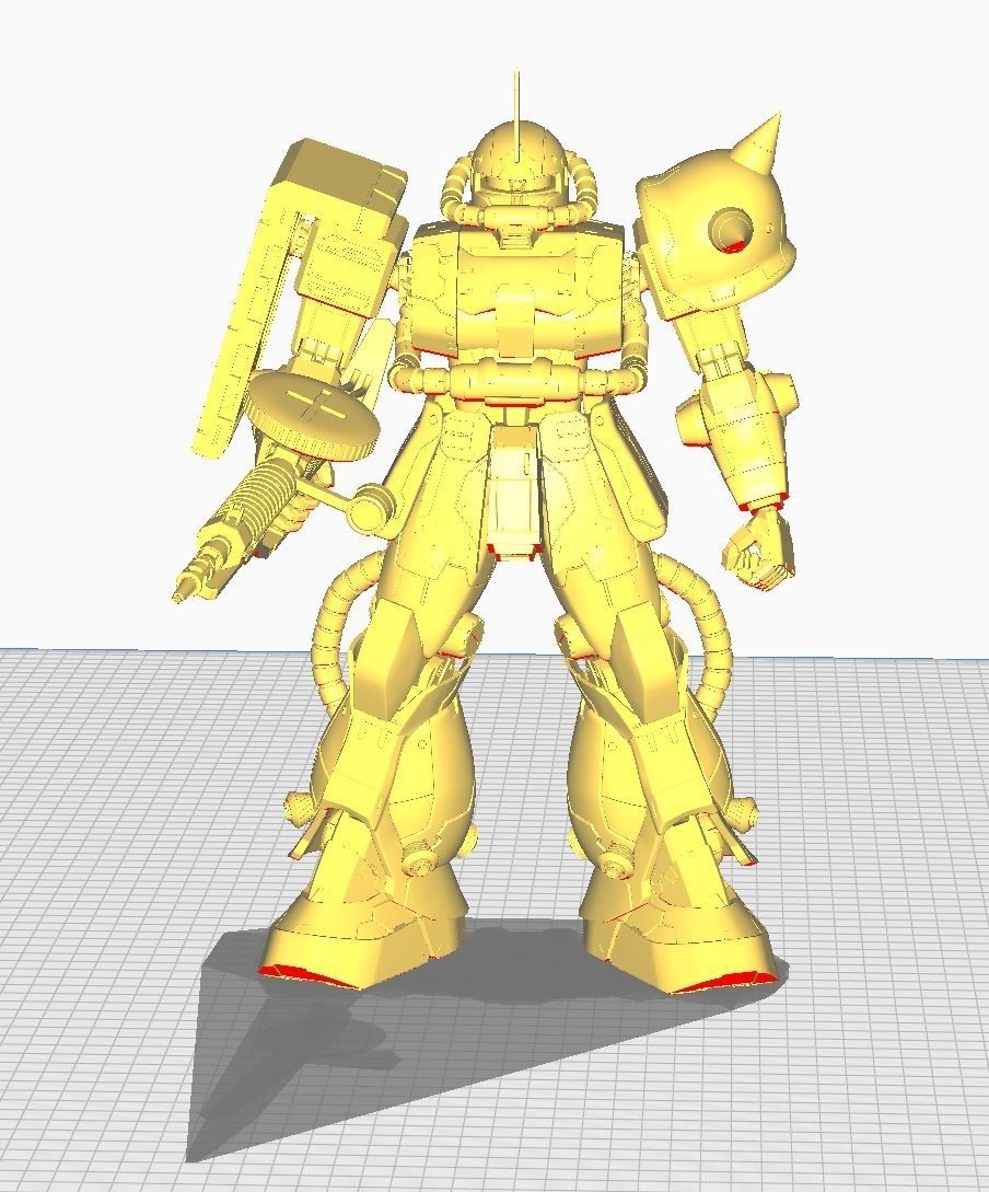 ZAKU 2 MS-06S 3D print model_25