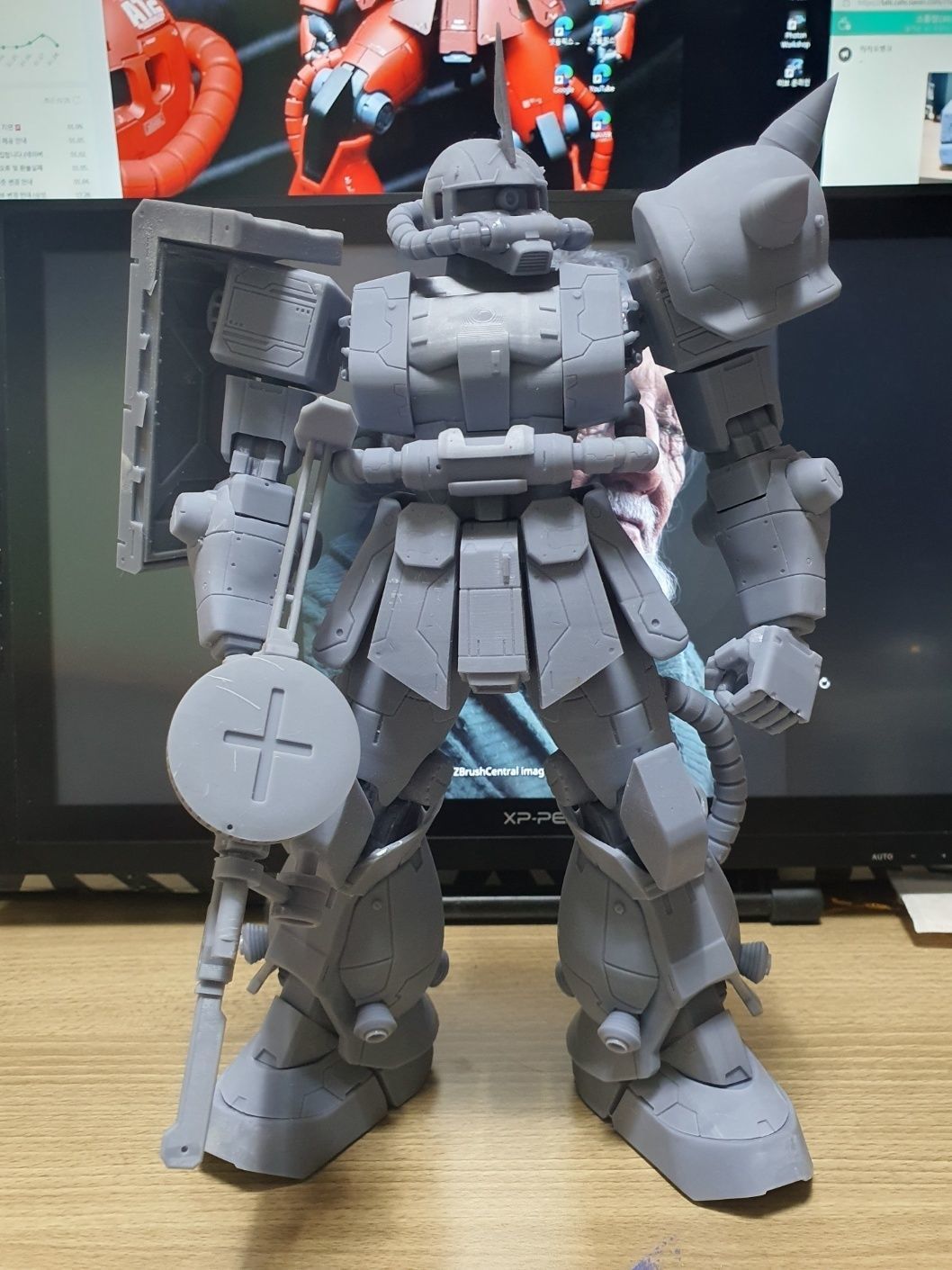 ZAKU 2 MS-06S 3D print model_10
