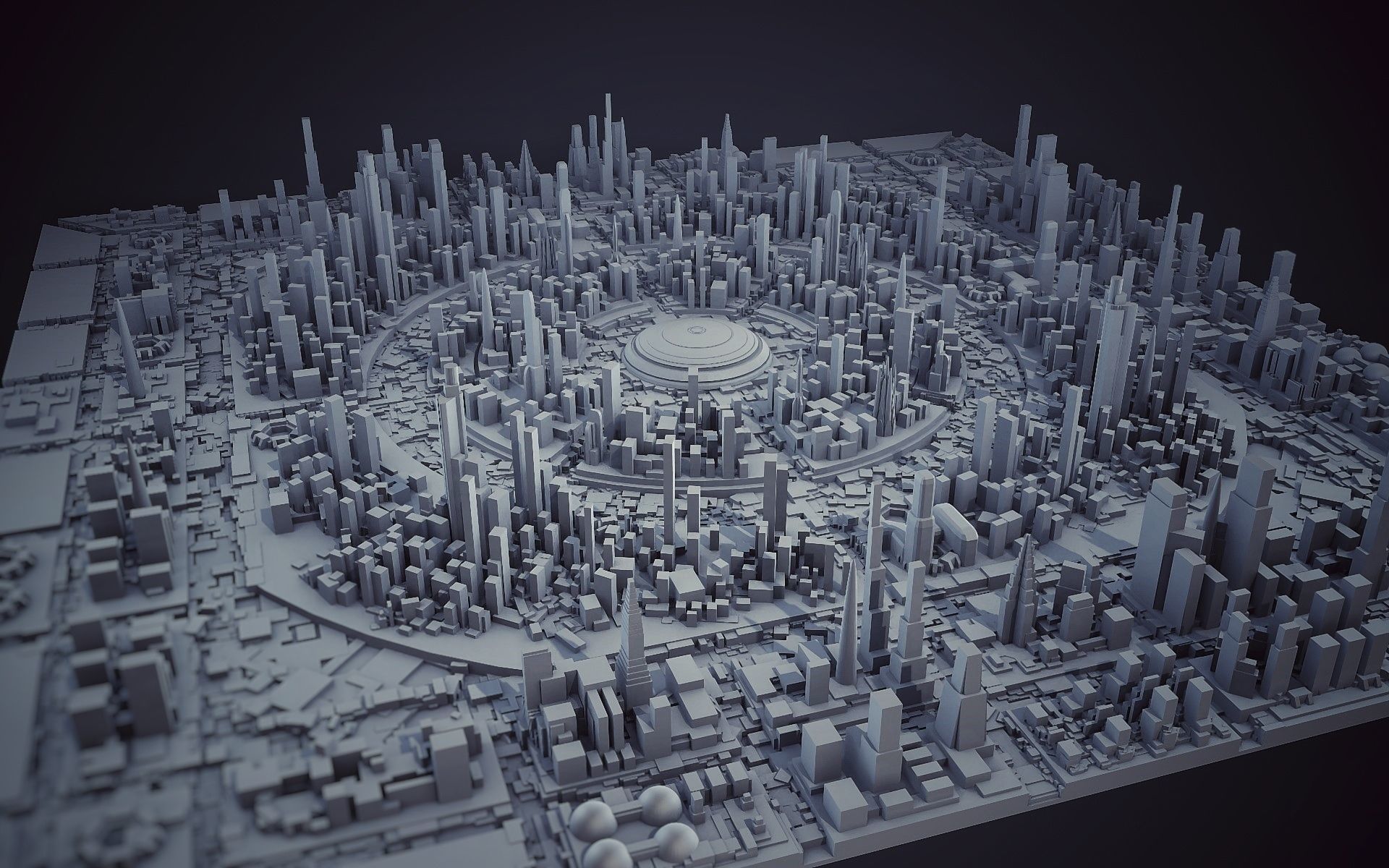 Star Wars Galactic City 3D print model_1