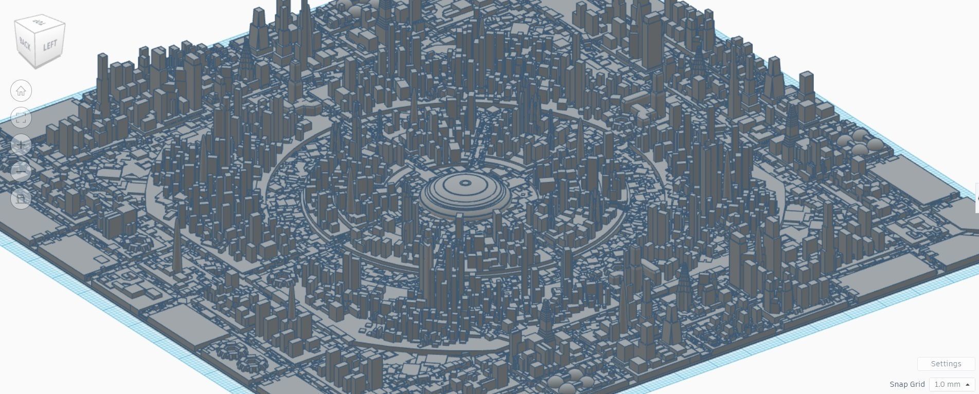 Star Wars Galactic City 3D print model_3