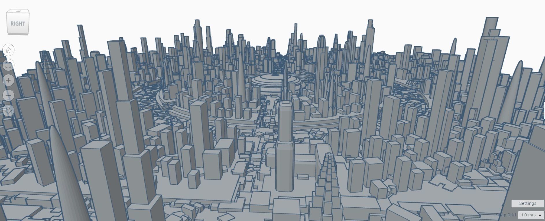 Star Wars Galactic City 3D print model_5