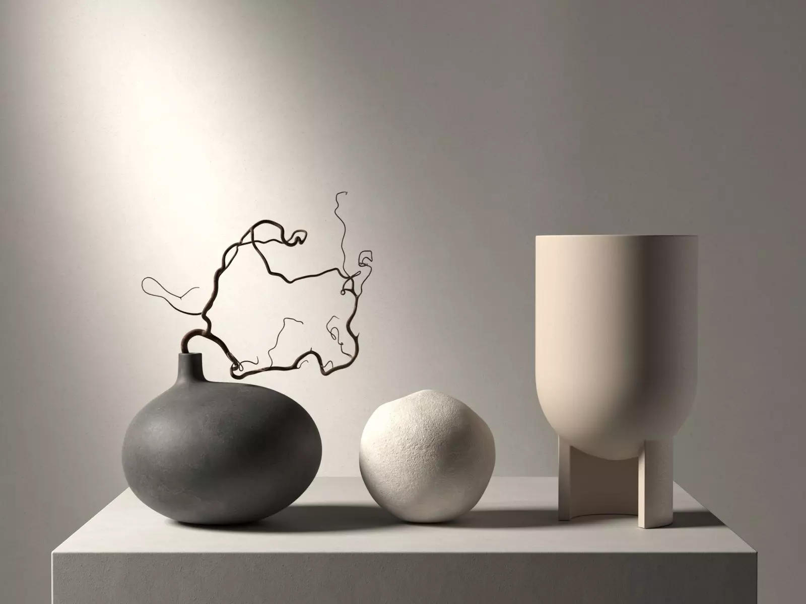 Vase Set 101 3D model_0