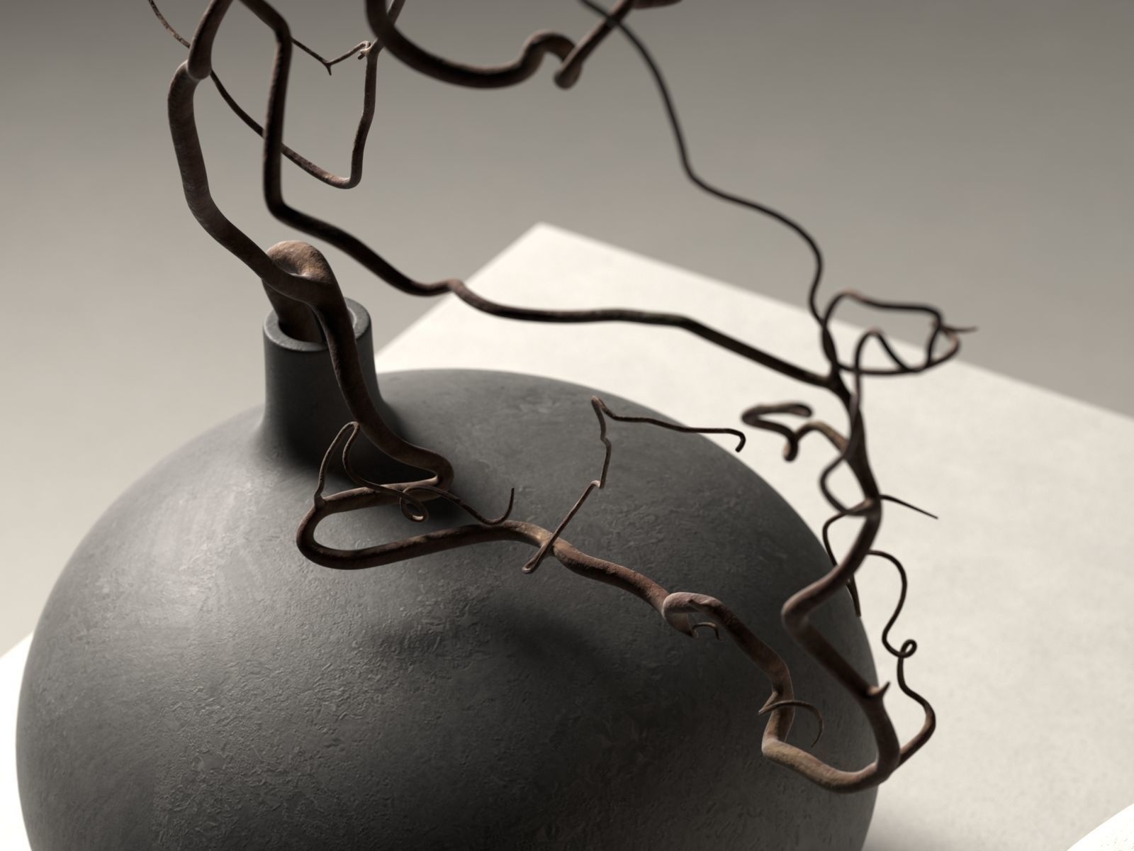 Vase Set 101 3D model_2