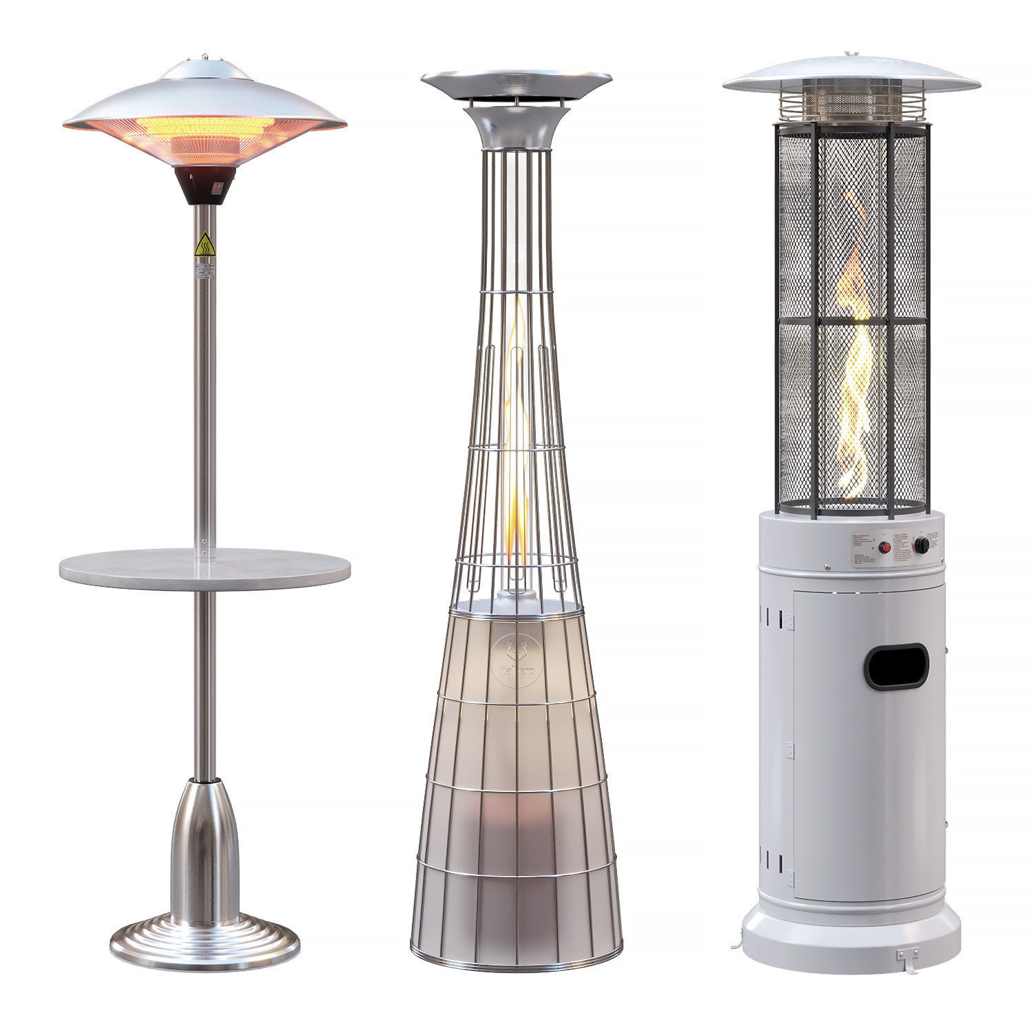 outdoor heaters 3 3D model_1
