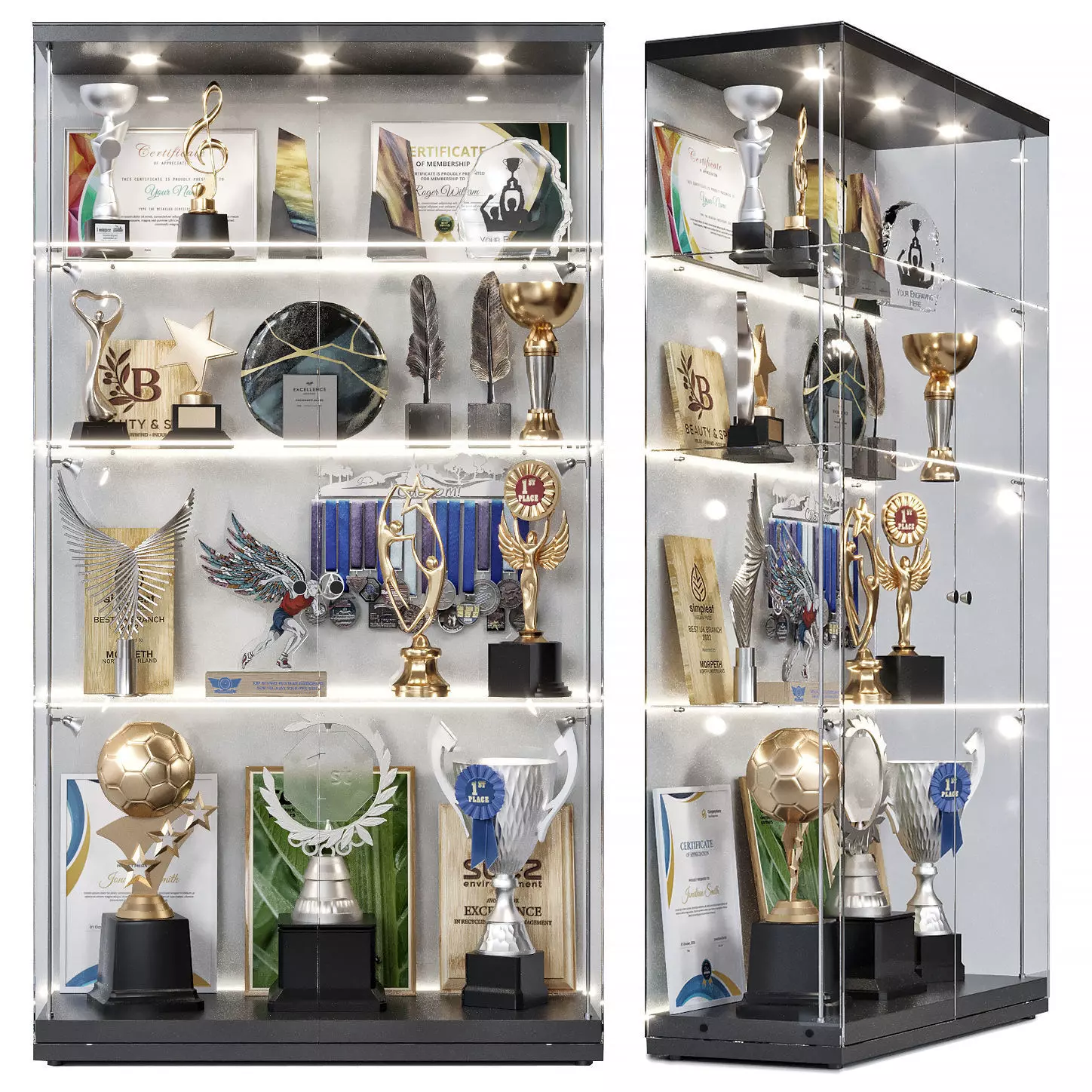 Award cabinet 4 3D model