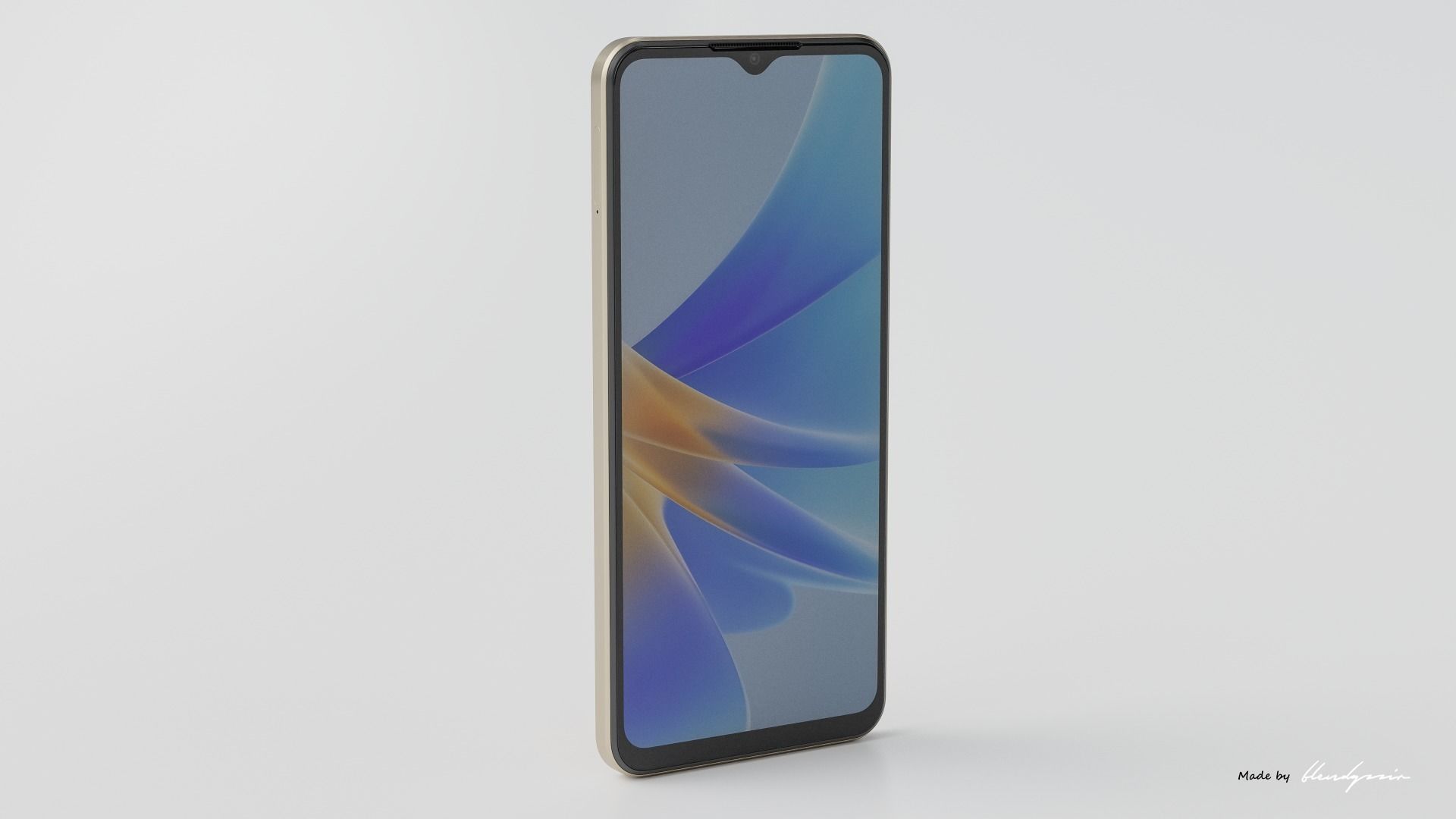 OPPO A17 3D model_13