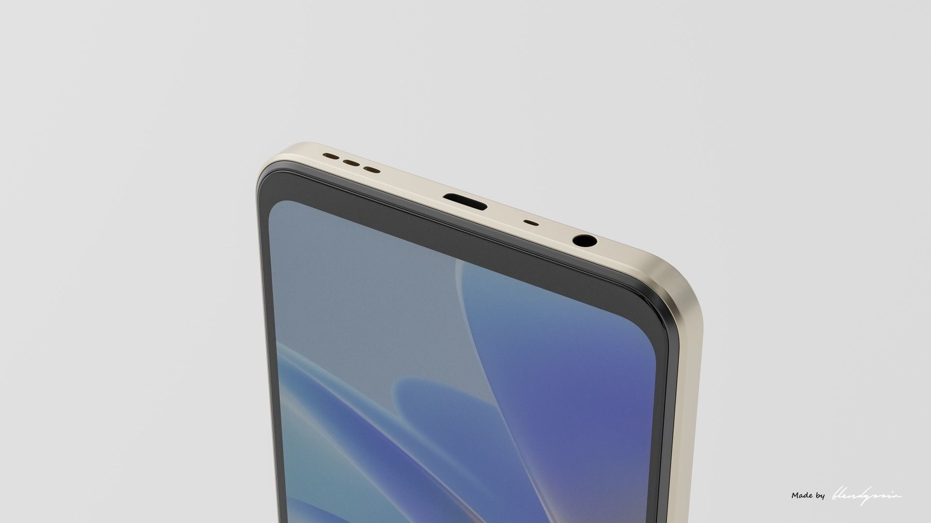 OPPO A17 3D model_16