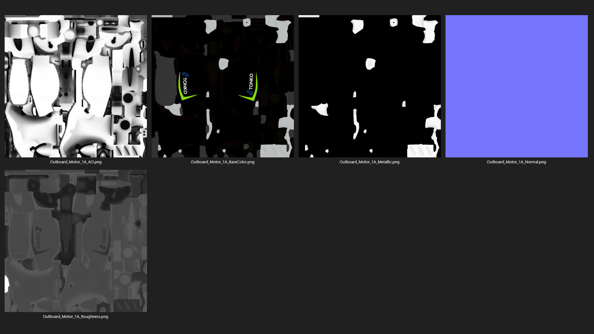 Pontoon Boat 1A Low-poly 3D model_14