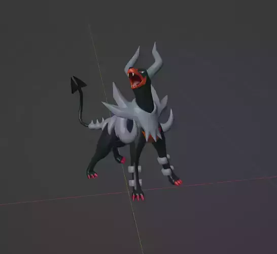Mega Houndoom 3D print model