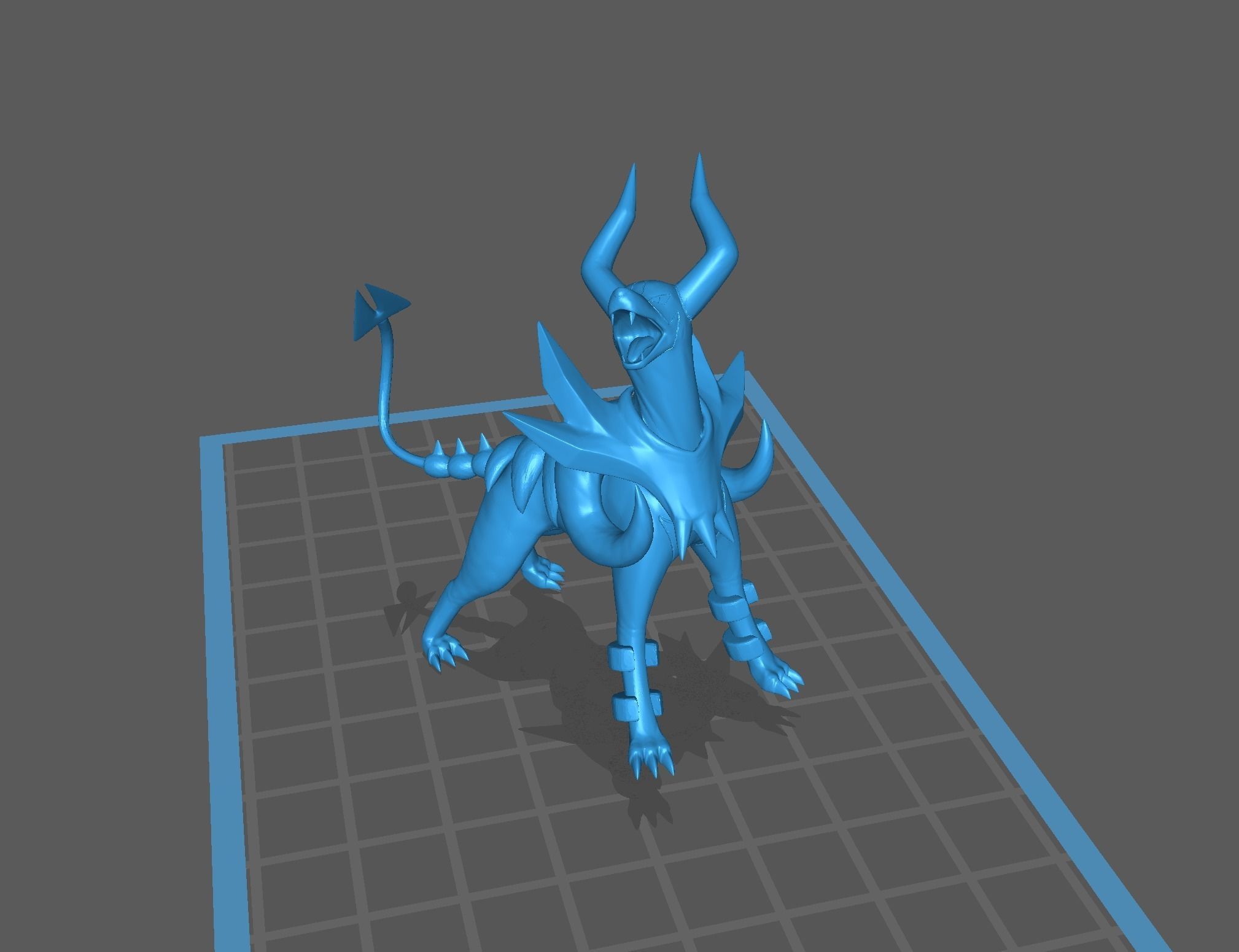 Mega Houndoom 3D print model 3D print model_6