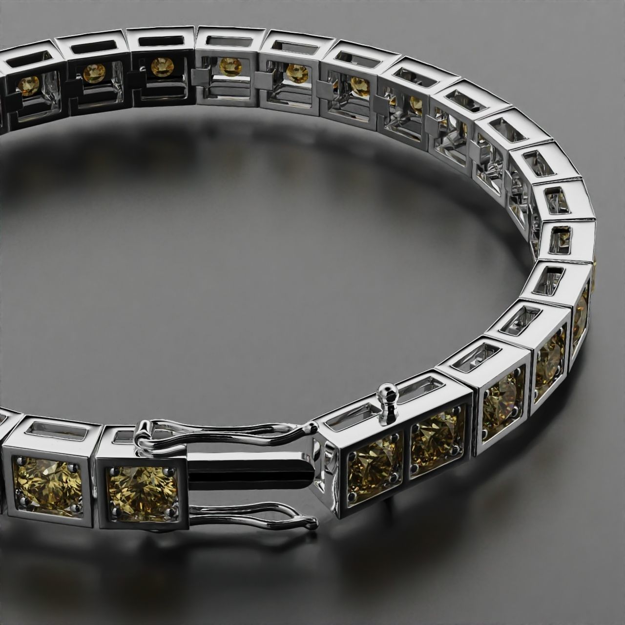 Tennis braclet round 5mm  3D print model_15